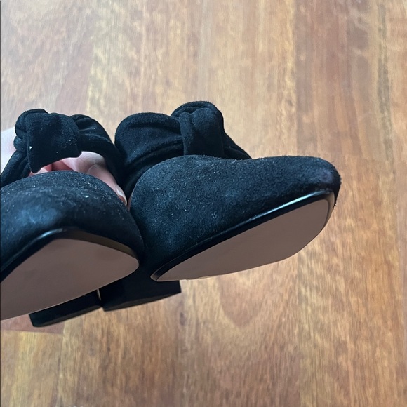 New Chelsea & Violet Black Suede Mules - Picture 11 of 13